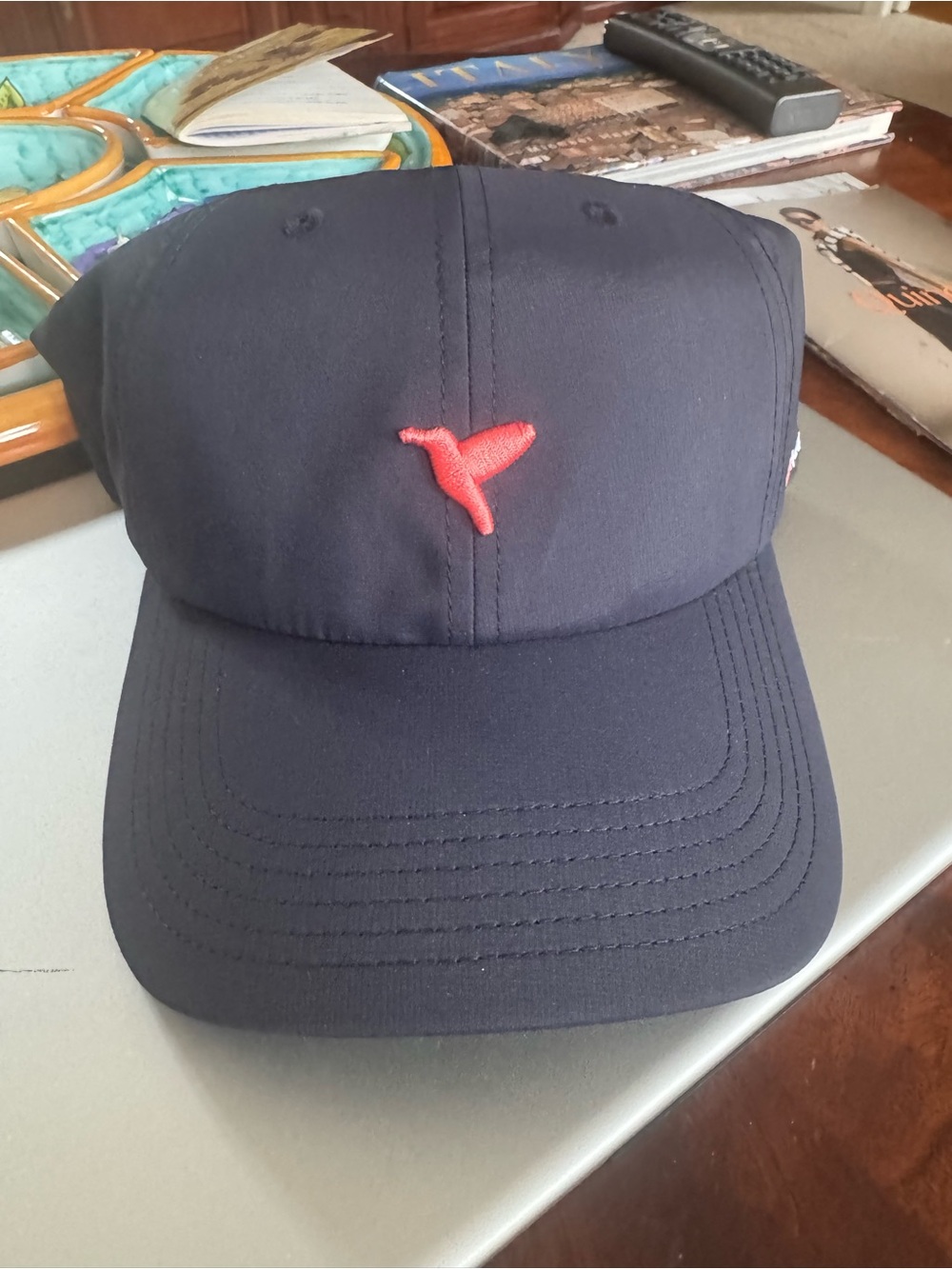 Birddogs Navy Blue Hat with Red Logo